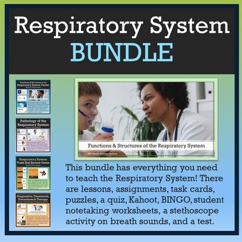 Preview of Medical Terminology: Respiratory System BUNDLE [30% Savings]