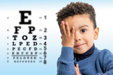 Medical eye chart clinic test evaluation visual acuity nur