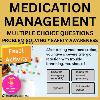 Preview of Medication Management - IADLs - Problem Solving - Safety Awareness - Adults