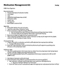 Medication Management Worksheets & Teaching Resources | TpT