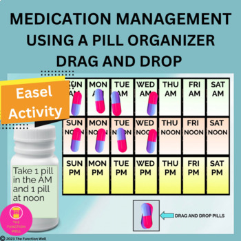 Preview of Medication Management - Using a Pill Organizer - IADLs - Adult Therapy - SNF