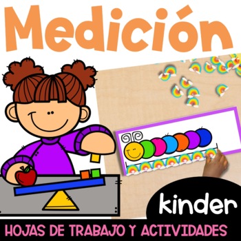 Preview of Medición Measurement in Spanish Activities and Worksheets