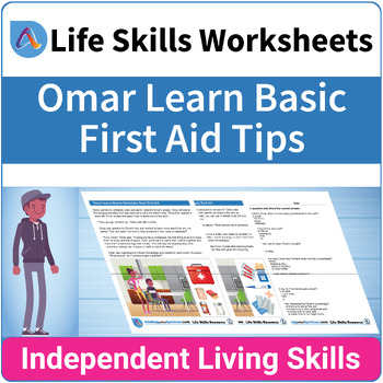 Preview of Medicine Safety Life Skills SPED Worksheet - How to Administer Basic First Aid