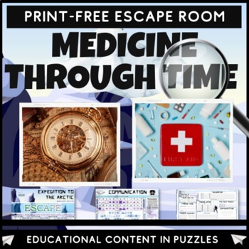 Preview of Medicine Through Time History Escape Room