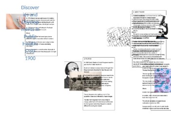 Preview of Medicine Timeline 1750-1900 - A3 worksheet