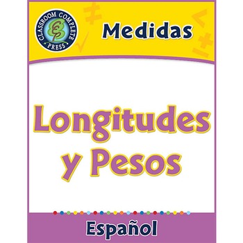 Preview of Medidas: Longitudes y Pesos Gr. 3-5