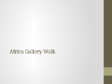 Medieval Africa - Gallery Walk