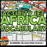 Medieval Africa Interactive Vocabulary Activity Set- Both 