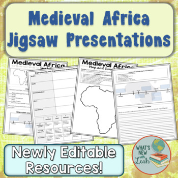 Preview of Medieval Africa Student Jigsaw Presentation Project
