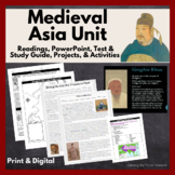 Medieval Asia 500-1650 Unit Bundle: Tang, Song, Yuan, Ming