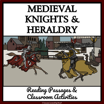 Preview of MEDIEVAL KNIGHTS & HERALDRY - Reading Passages & Enrichment Activities