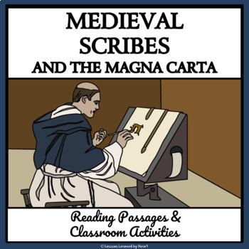 Preview of MEDIEVAL SCRIBES & THE MAGNA CARTA - Reading Passages & Enrichment Activities