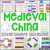 Medieval China Interactive Notebook Graphic Organizers Mid