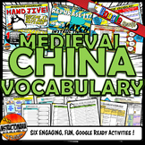 Medieval China Interactive Vocabulary Activity Set-Both Pa