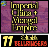 Medieval China Mongol Empire Unit Bellringers Warmups for 