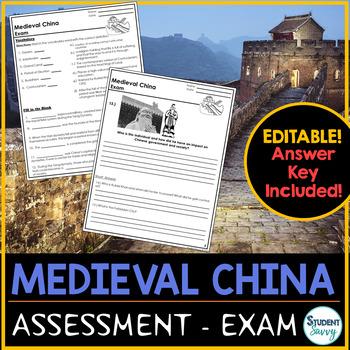 Preview of Medieval China | Test Exam Quiz Dynasties Confucianism Buddhism Forbidden City
