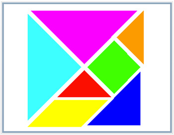 Medieval Chinese Tangram Puzzle (Distance Learning Compatible) in 2023