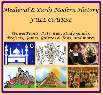 Preview of Medieval & Early Modern History for Middle School: Full Course (Complete Bundle)