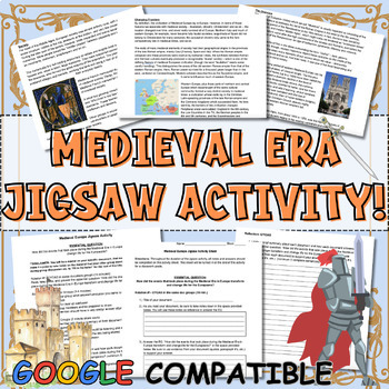 Preview of Medieval Era Jigsaw Activity
