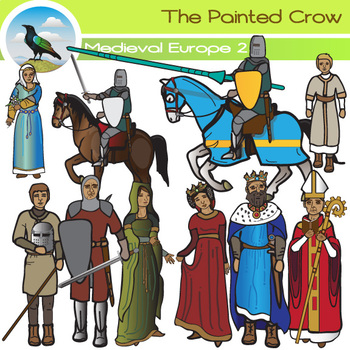 Preview of Medieval Europe Clip Art Set II - Middle Ages - History