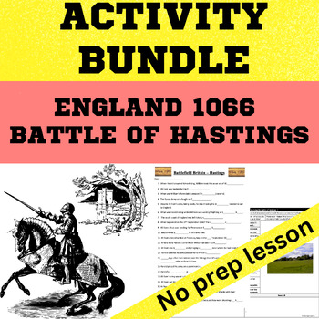 Preview of Medieval Europe - England 1066 William I and the Battle of Hastings bundle