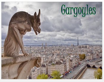 Preview of Medieval Europe "Gargoyles" - Article, Power Point, Activities, Assessments