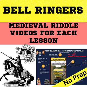 Preview of Medieval Europe History - 45 Medieval History Riddle BellRinger video's