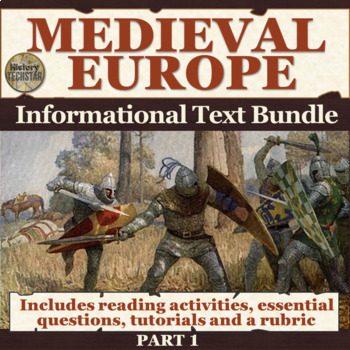 Preview of Medieval Europe Informational Text Bundle Part 1