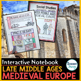 Medieval Europe Late Middle Ages Interactive Notebook Work