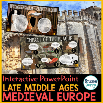 Preview of Medieval Europe - Late Middle Ages - PowerPoint & Interactive Google Slides