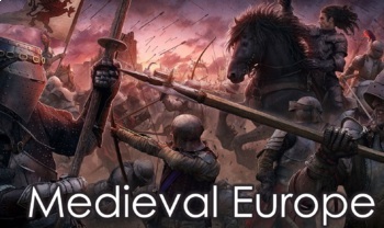 Preview of Medieval Europe Middle Ages The Black Death Units and powerpoints BONUS activity