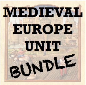 Preview of Medieval Europe/Middle Ages Unit BUNDLE: Eleven engaging products!