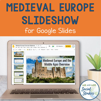 Preview of Medieval Europe Slideshow with Note Sheet | Middle Ages PowerPoint Slides