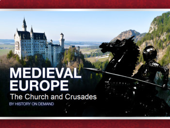 Preview of Medieval Europe: The Church and Crusades PowerPoint and Outline