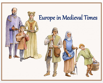 Preview of Medieval Europe - "The Feudal Way" - Article, Power Point, Activities, Assess