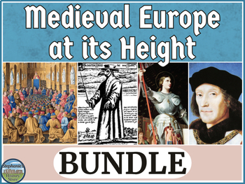 Preview of Medieval Europe at its Height Bundle
