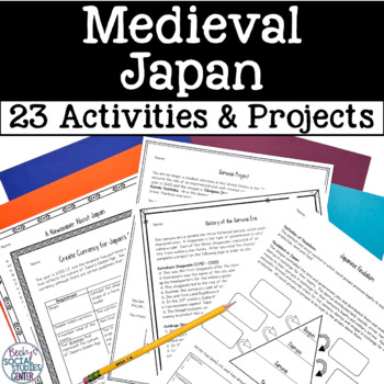 Preview of Medieval Feudal Japan Bundle Unit Activities