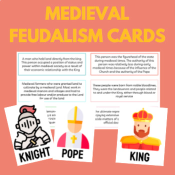 Preview of Medieval Feudalism Cards