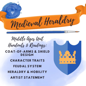 Medieval Heraldry Packet Coat Of Arms And Shields Tpt
