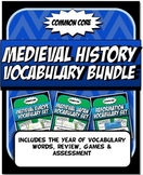 Medieval History Vocabulary Bundle