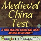 Medieval Imperial China Assessment | 2 Part Test for Imper