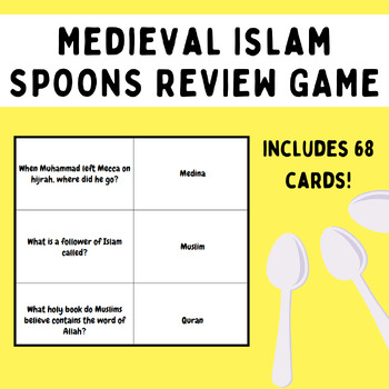 Preview of Medieval Islam Review Game - SPOONS