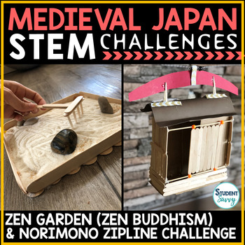 Preview of Medieval Japan Feudal Japan STEM Activities Challenges Projects Medieval History