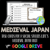 Medieval Japan Task Cards DISTANCE LEARNING