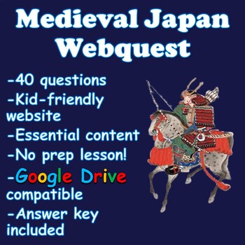 Preview of Medieval Japan Webquest