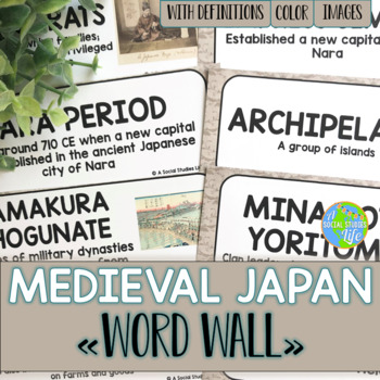 Preview of Medieval Japan Word Wall