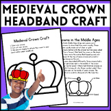 Medieval King & Queen Crown Craft| Middle Ages| Headband| 