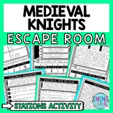 Medieval Knights Escape Room Stations - Reading Comprehens