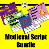 Medieval Scripts for Readers Theater, Short Play or Puppet