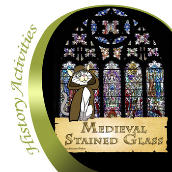 Preview of Medieval Stained Glass Craft and Activity